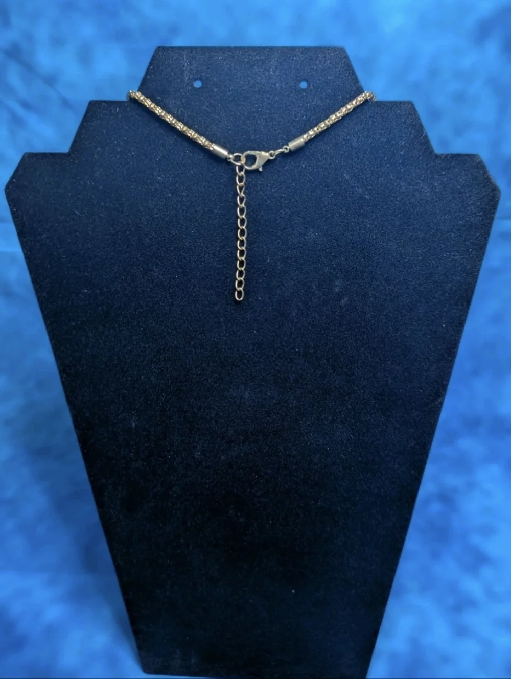 Jeweled Owl Pendant Gold Tone Adjustable 16